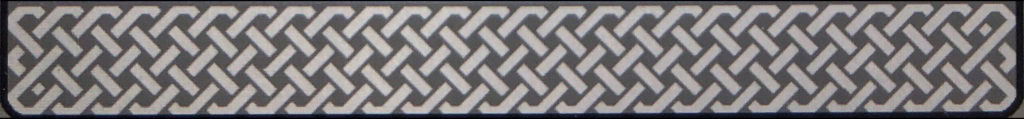This is an image of the celtic knot pattern used on both the front and back sides of the cards in Calendra